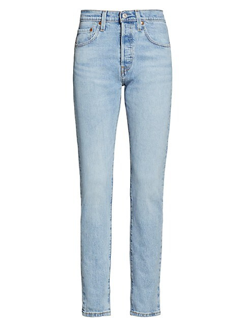 501 High-Rise Skinny-Fit Jeans | Saks Fifth Avenue