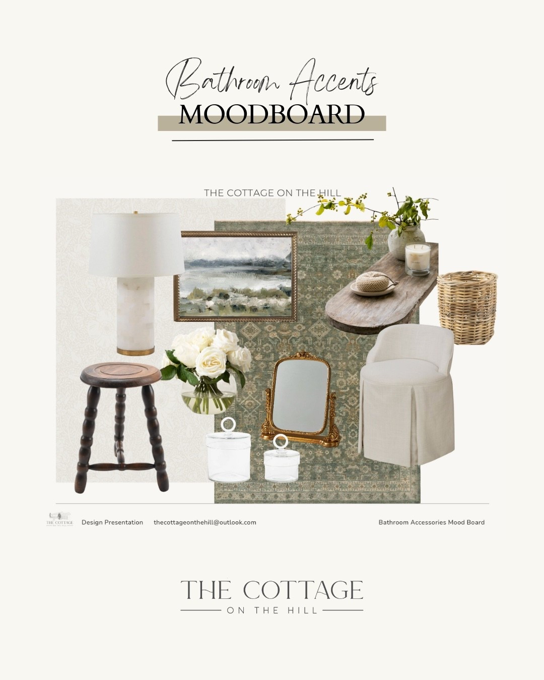 Here are some bathroom accents inspiration that combine warm and cool tones 

#LTKHome