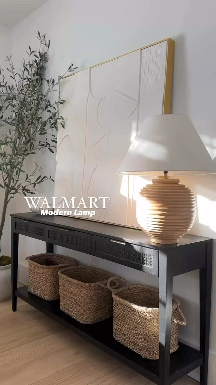 My Texas House ribbed textured table lamp with natural finish from Walmart home collection - this would match any space! 

#Walmarthome


#LTKFindsUnder50 #LTKStyleTip #LTKHome