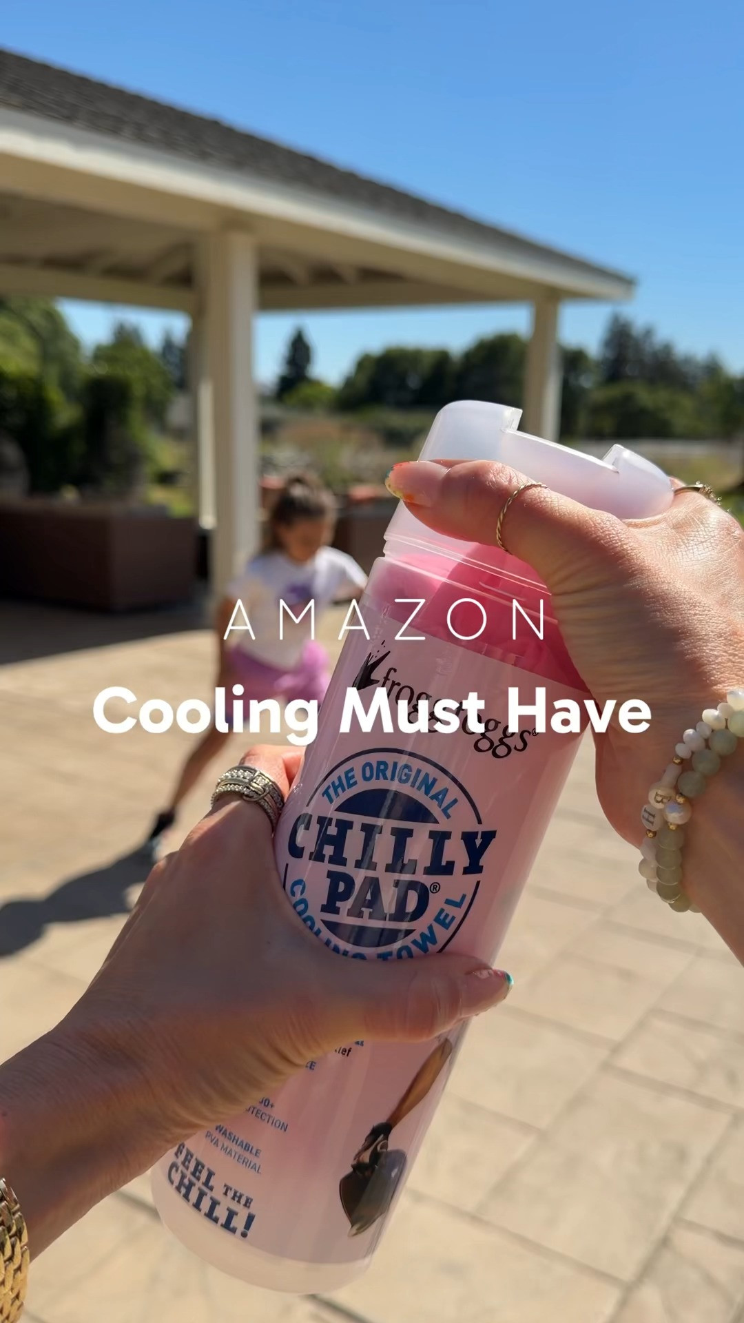 I wasn’t expecting much, but the second I took this out of the package it felt cold. No water, no freezer, no waiting. It’s become one of my favorite summer essentials for walks, sporting events, travel days, theme parks, outdoor activities, and those extra hot afternoons when you need a quick way to cool down.
 

 #LTKdayinmylife #LTKmomlife #LTKKids