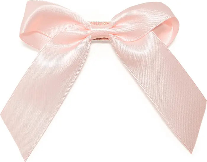 Ballet Pink Satin Bow Clip | Nordstrom