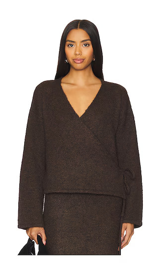 Bailey Cardigan in Chocolate | Revolve Clothing (Global)