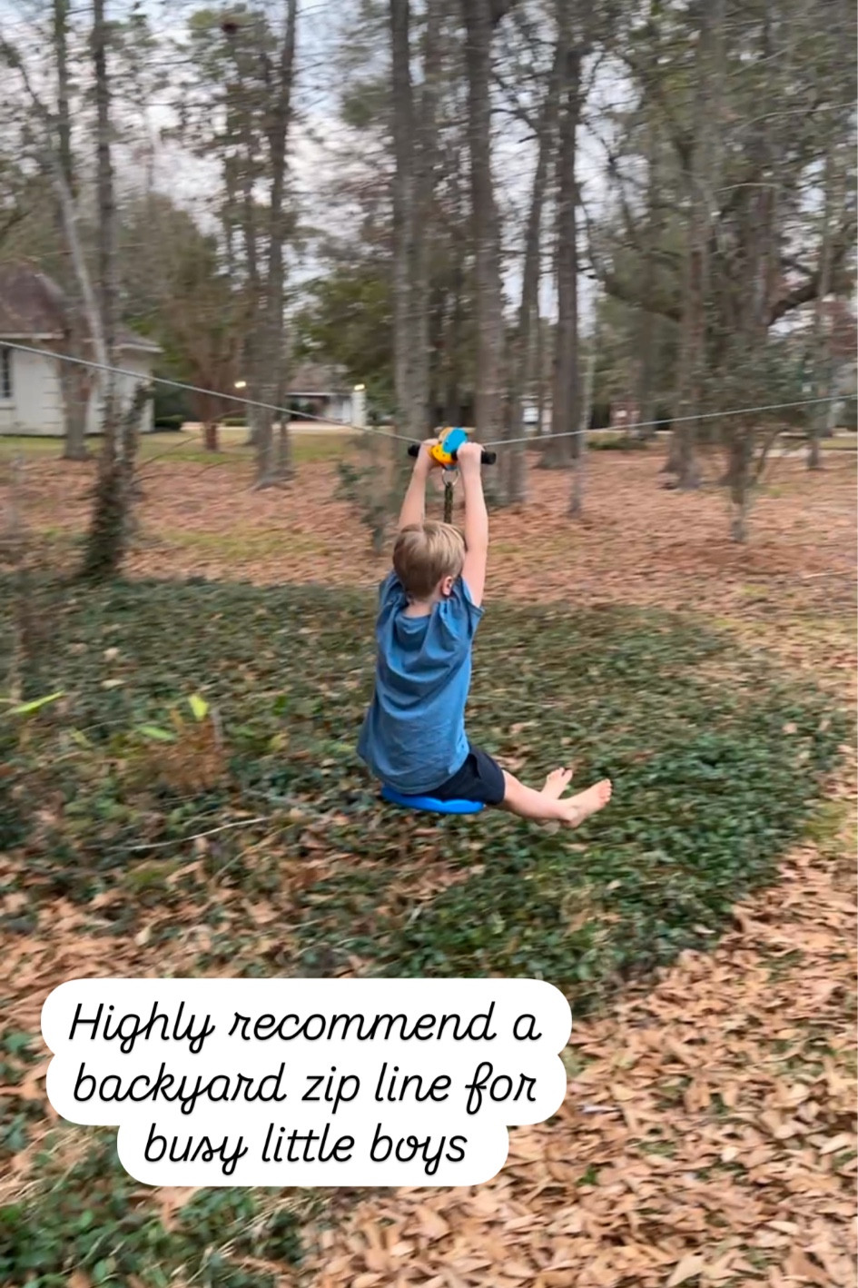 Zipline is a FAV backyard adventure in our household! Easy to install if you have two solid trees! 

#LTKFamily #LTKFitness #LTKHome
