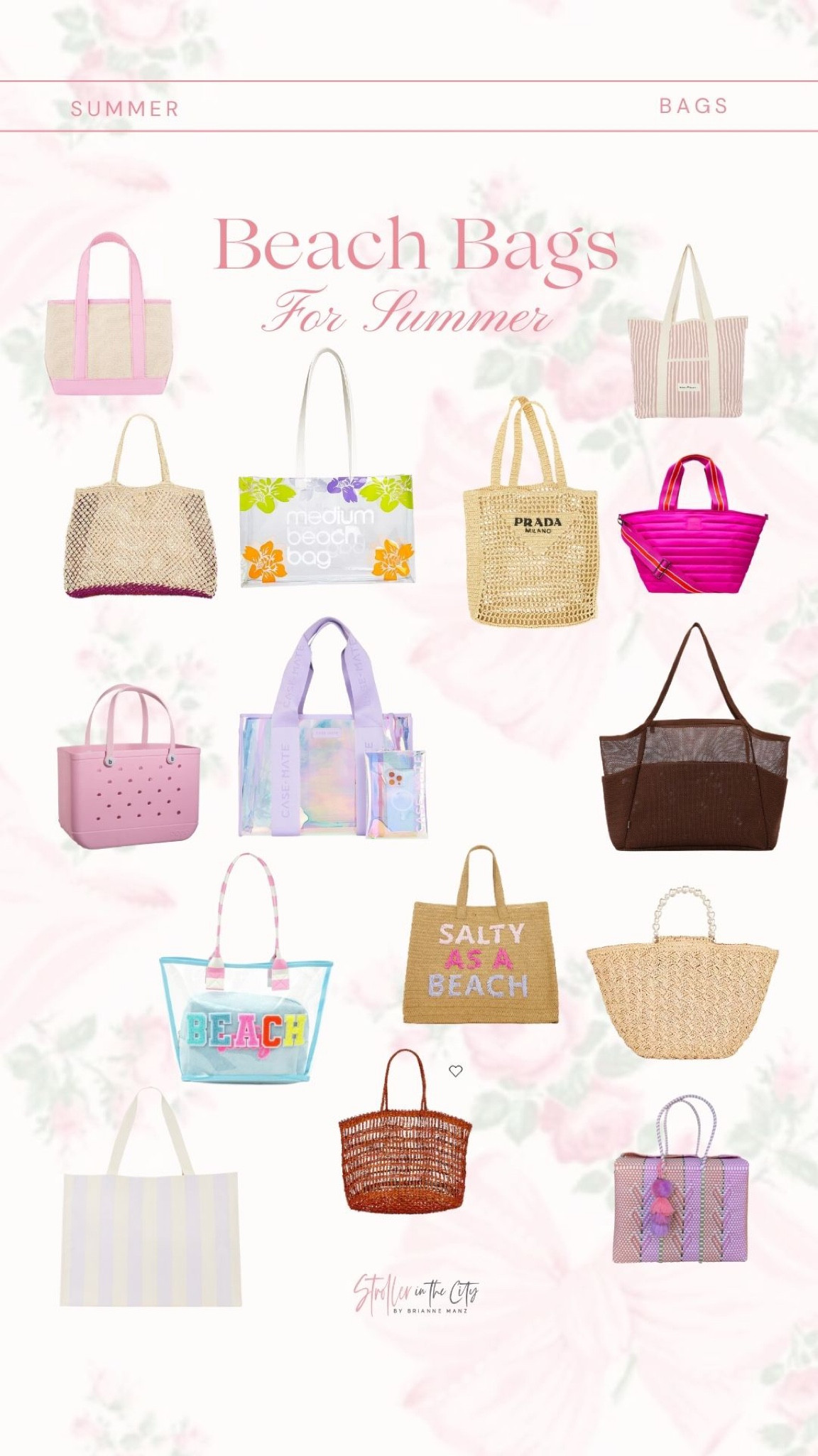 Summer beach bags 

#LTKStyleTip #LTKSeasonal #LTKFindsUnder100