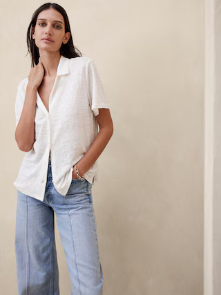 Linen Resort Shirt | Banana Republic (US)