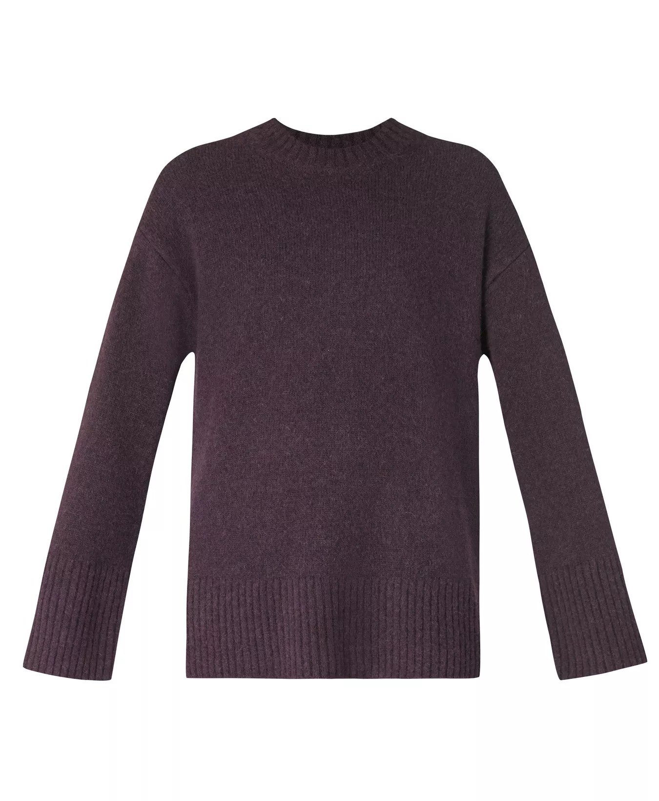 Alpine Wool Crew Neck - Neptune Purple | Women's Jumpers + Hoodies | Sweaty Betty | Sweaty Betty UK