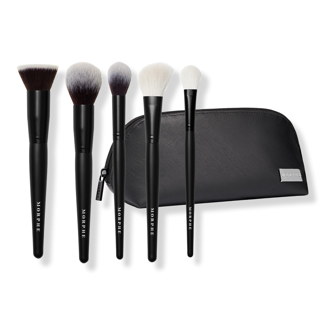 Face The Beat 5 Piece Face Brush Collection + Bag | Ulta