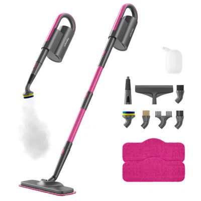 Schenley Steam Mop with Dual-Rod Design and Detachable Handheld Steamer | Wayfair North America