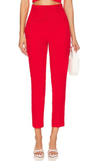 Corset Pant in Famous Red | Revolve Clothing (Global)