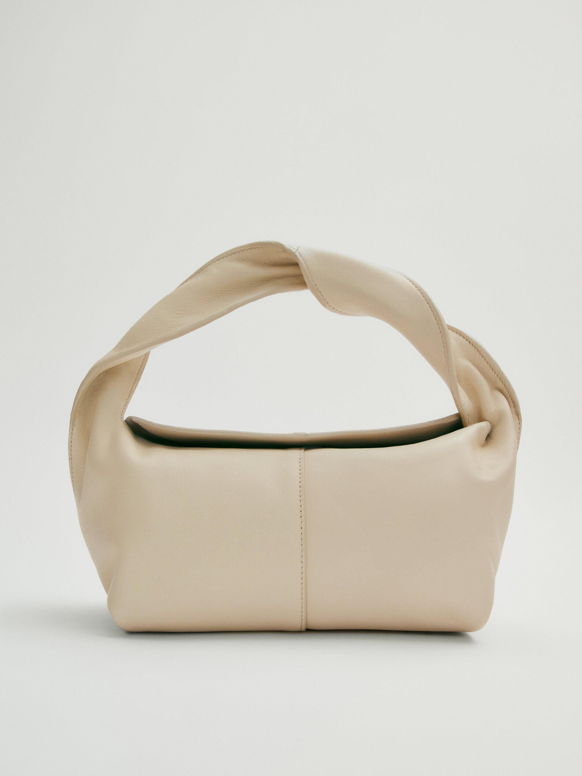 Nappa leather croissant bag | Massimo Dutti US