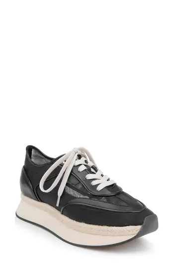 L'AGENCE Iris Platform Sneaker in Black Mesh at Nordstrom Rack, Size 9 | Nordstrom Rack