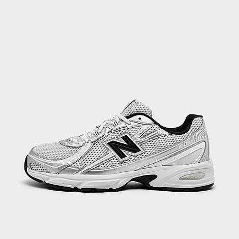 New Balance Men's 740 Casual Shoes in White/Silver Metallic Size: 8.0 | JD Sports (US)