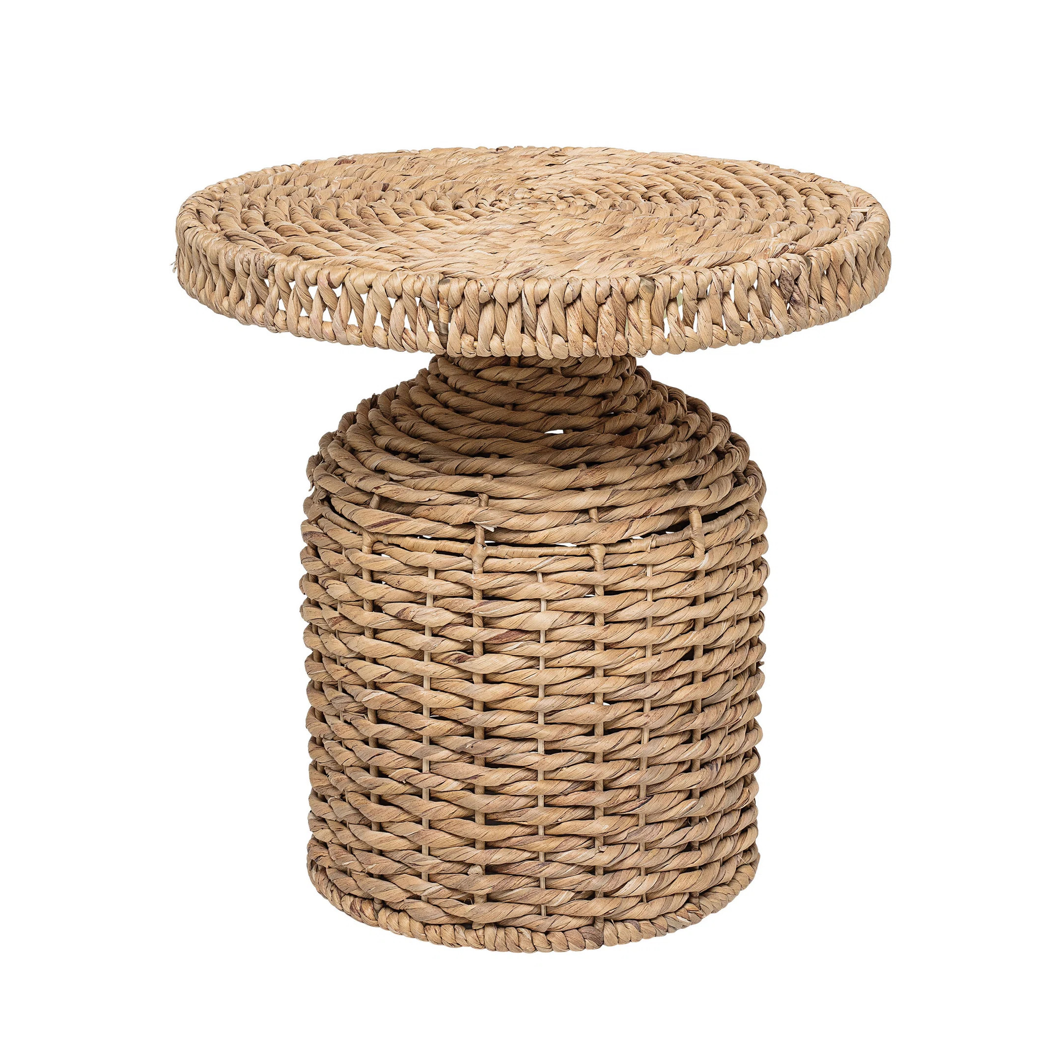 Joyelle Round Water Hyacinth End Table | Wayfair North America