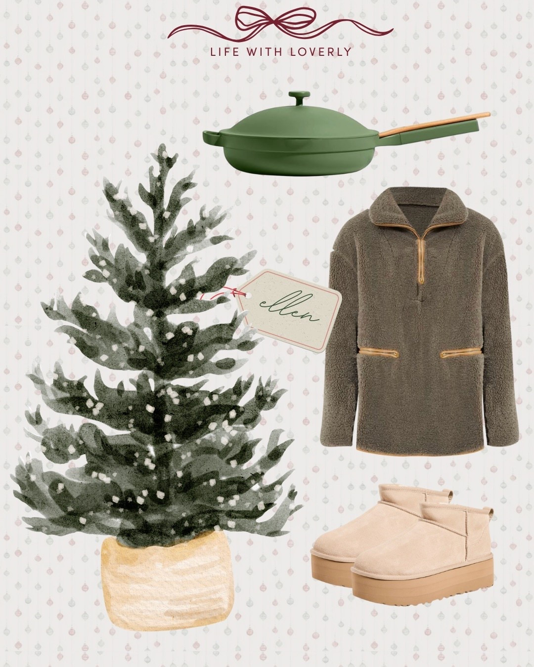 This quarter zip is so adorable and the perfect shade of green! This would be a great gift for your mom or sister! 


Life with Loverly, gifts for her, cooking, women’s shoes, uggs

#LTKGiftGuide #LTKHoliday