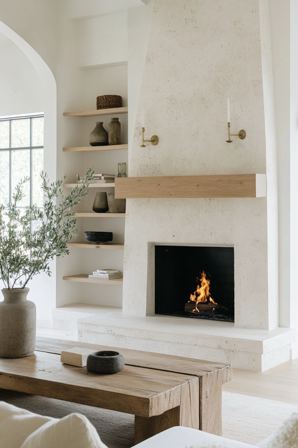 neutral + earthy + timeless… a beautiful combination in this living room design 🤍

#LTKHome