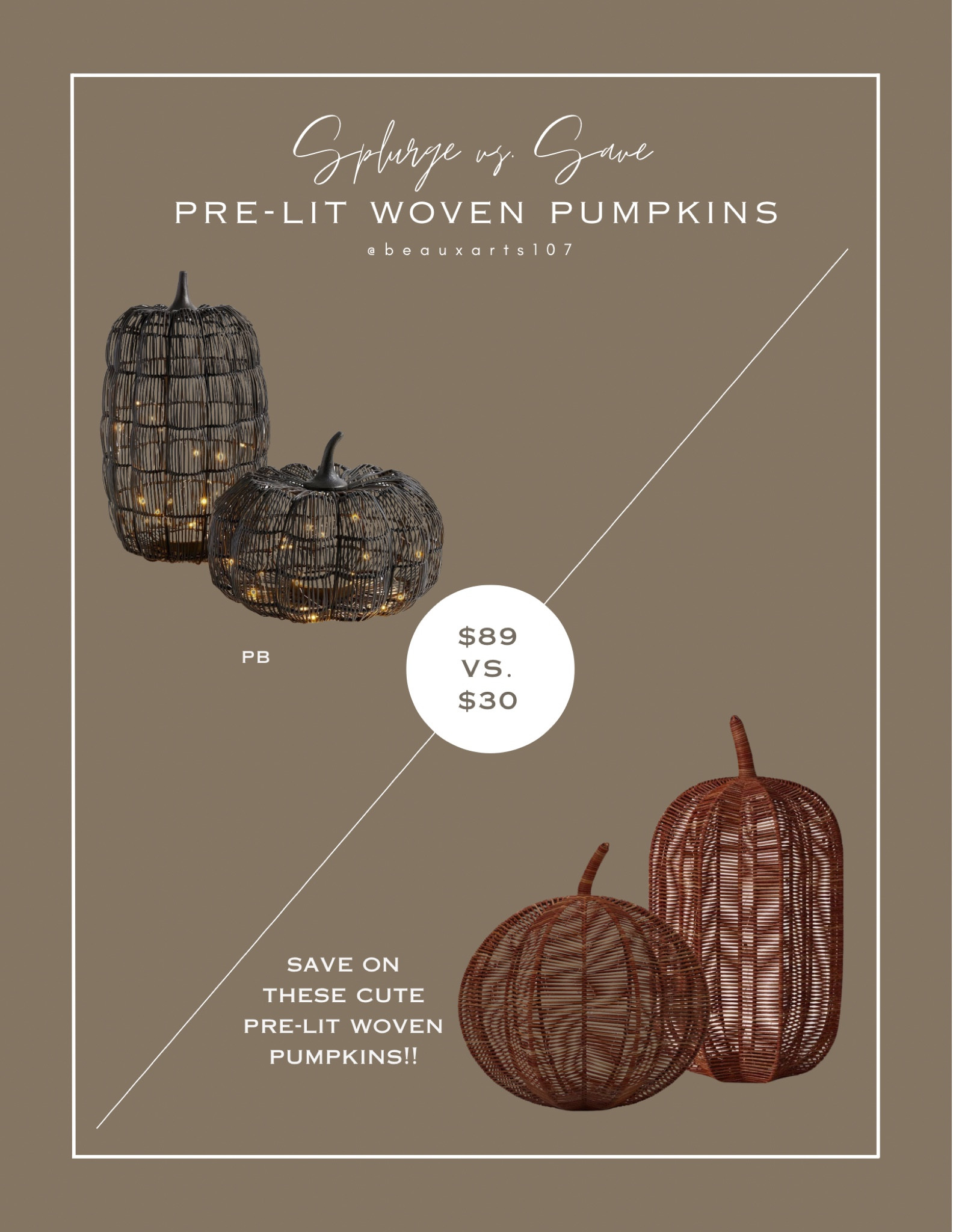 Get this pottery barn prelit pumpkins for Halloween for a steal! 

#LTKHome #LTKSaleAlert #LTKFindsUnder50