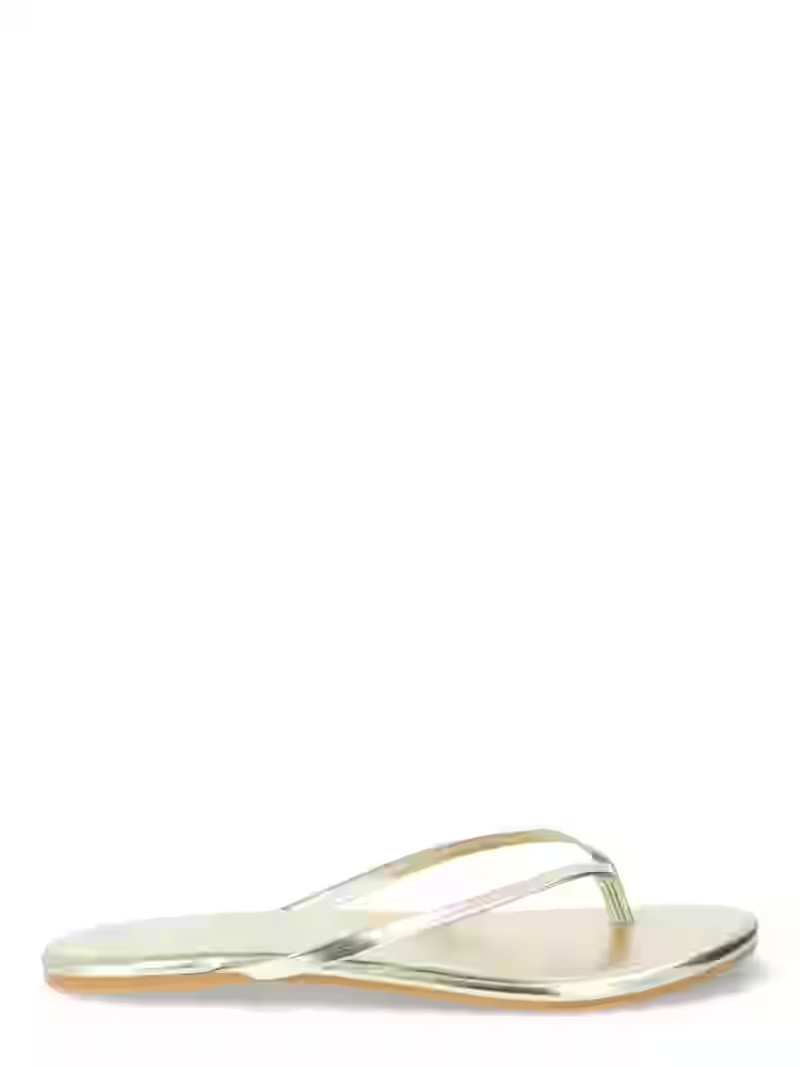 Time and Tru Women's Barely There Sandals, Wide Width Available | Walmart (US)
