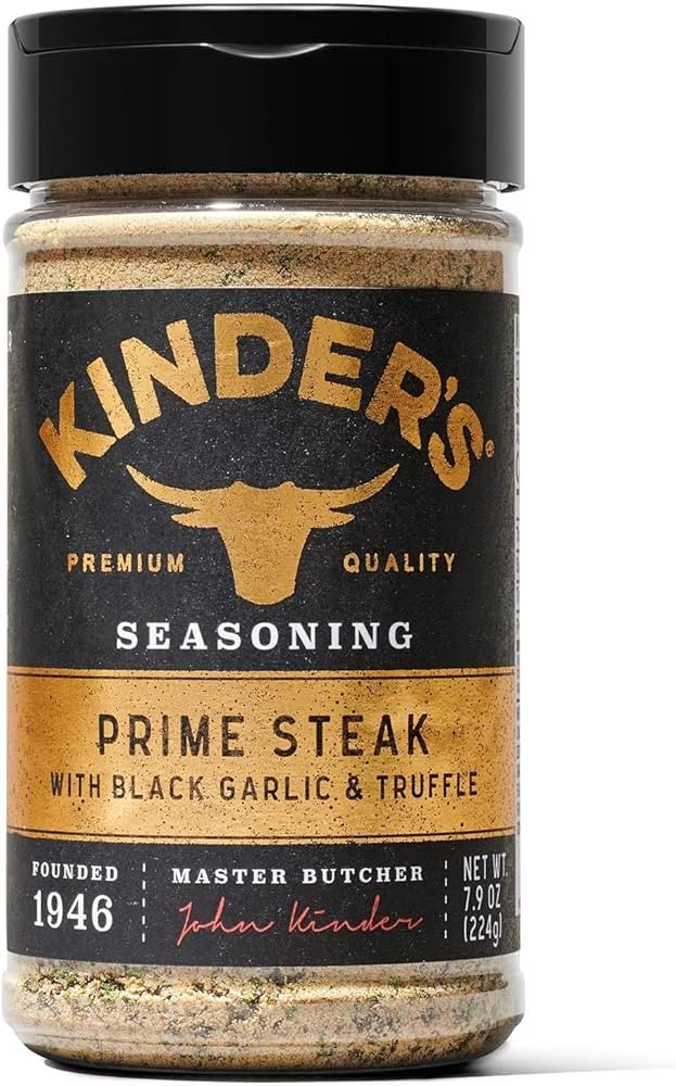 Kinder's Prime Steak with Black Garlic and Truffle | Amazon (US)