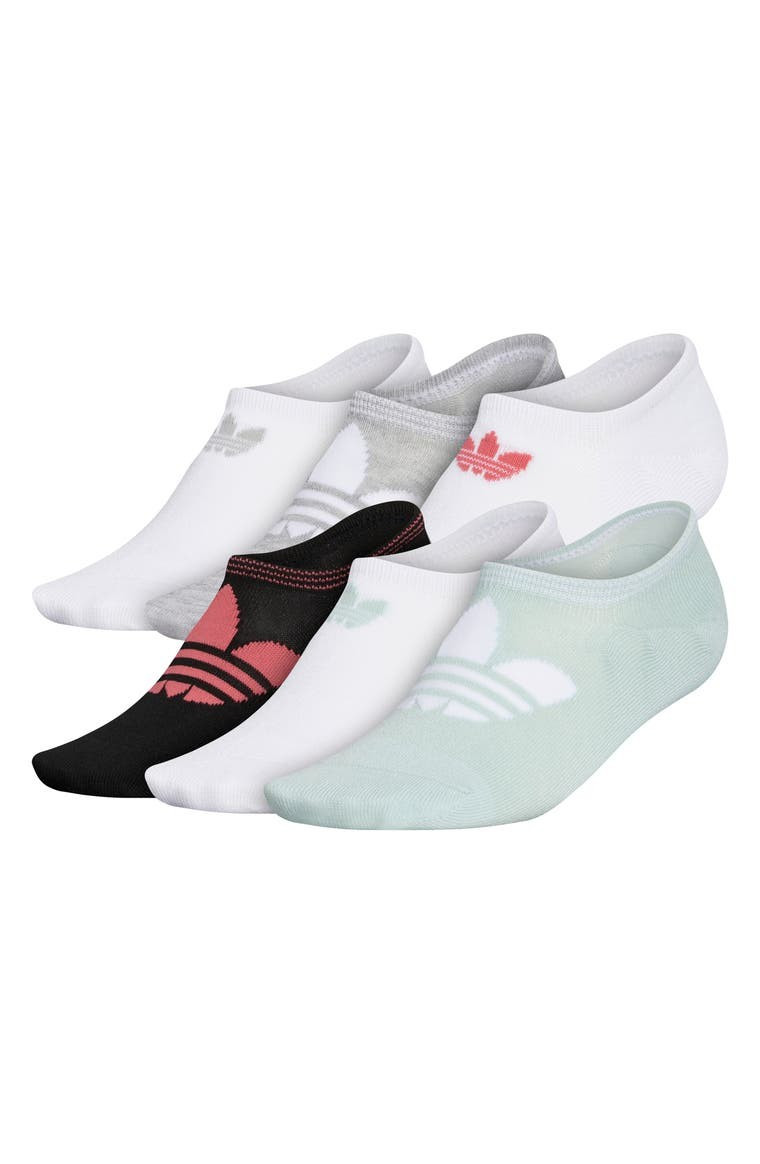 6-Pack Trefoil No-Show Socks | Nordstrom