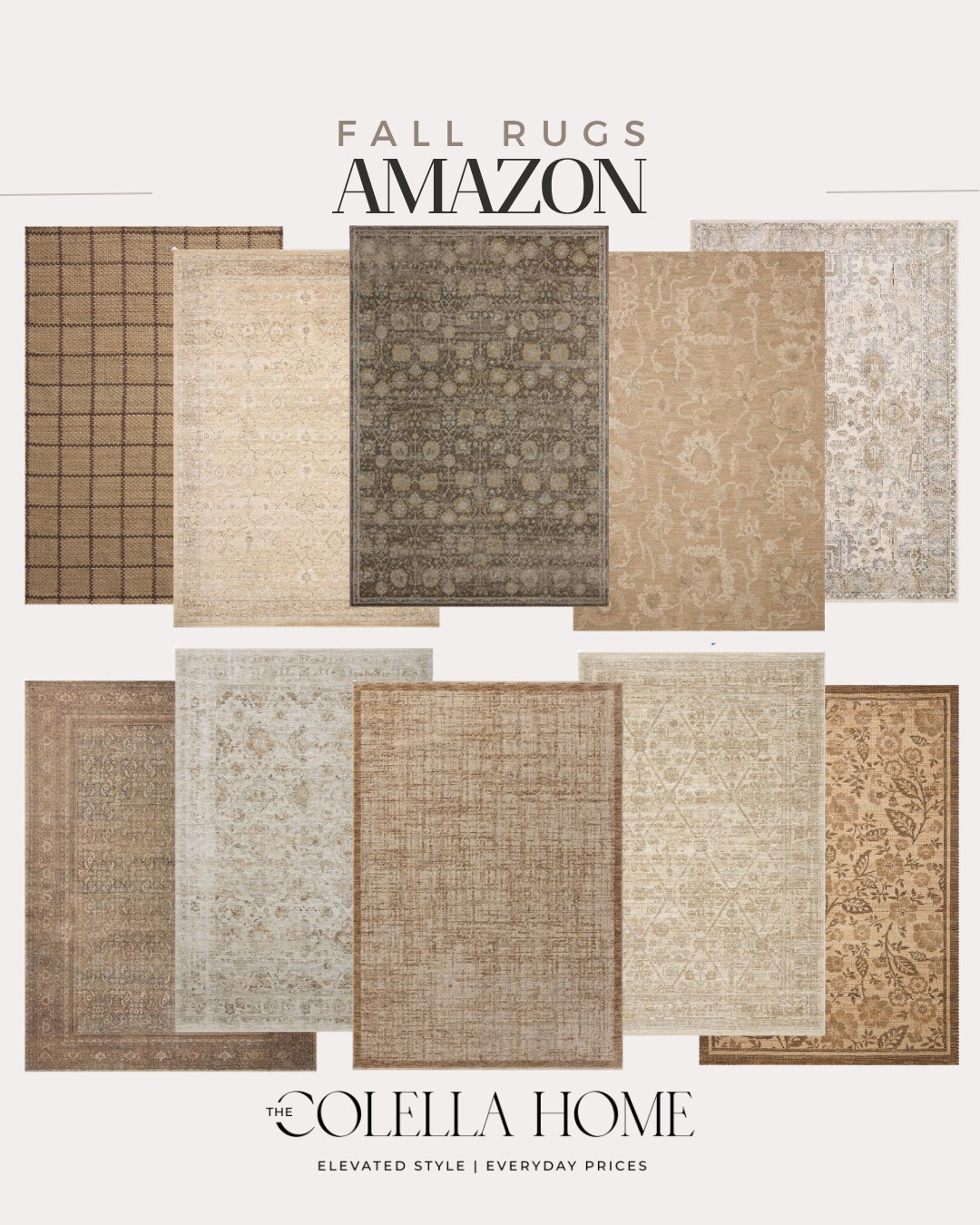 Fall rugs I’m loving for any space in your home!

Home decor, fall home, looks for less, neutral home

#LTKHome #LTKSeasonal #LTKSaleAlert