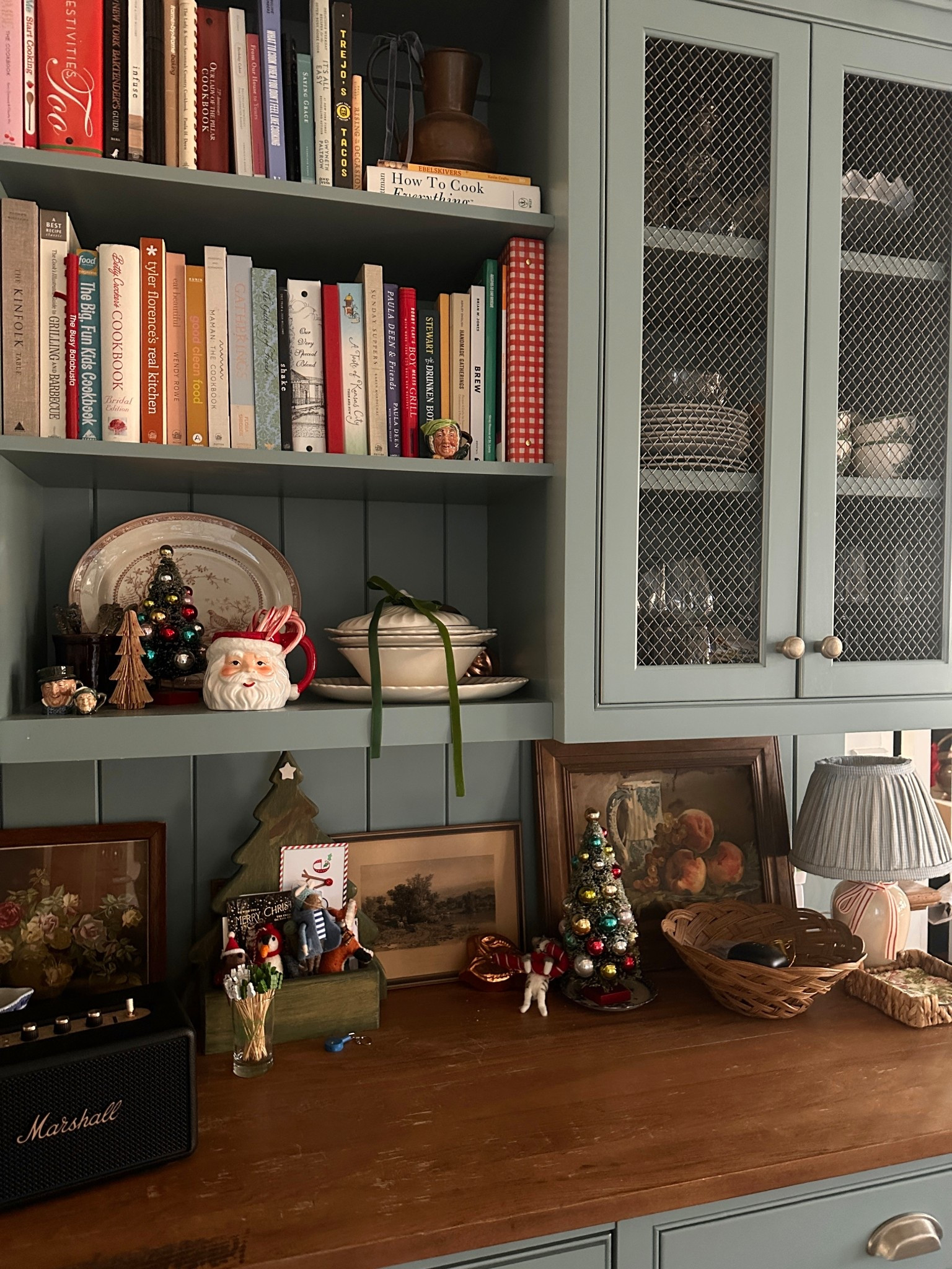 Post Christmas shot 🙃

Kitchen cabinets, kitchen styling, shelf styling, kitchen decor, home decor 

#LTKFindsUnder100 #LTKdayinmylife #LTKHome