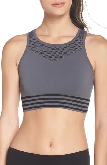 Women's Zella Body Fusion Sports Bra, Size Small - Grey | Nordstrom