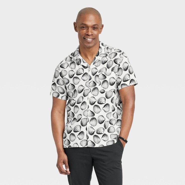 Men's Short Sleeve Button-Down Camp Shirt - Goodfellow & Co™ | Target