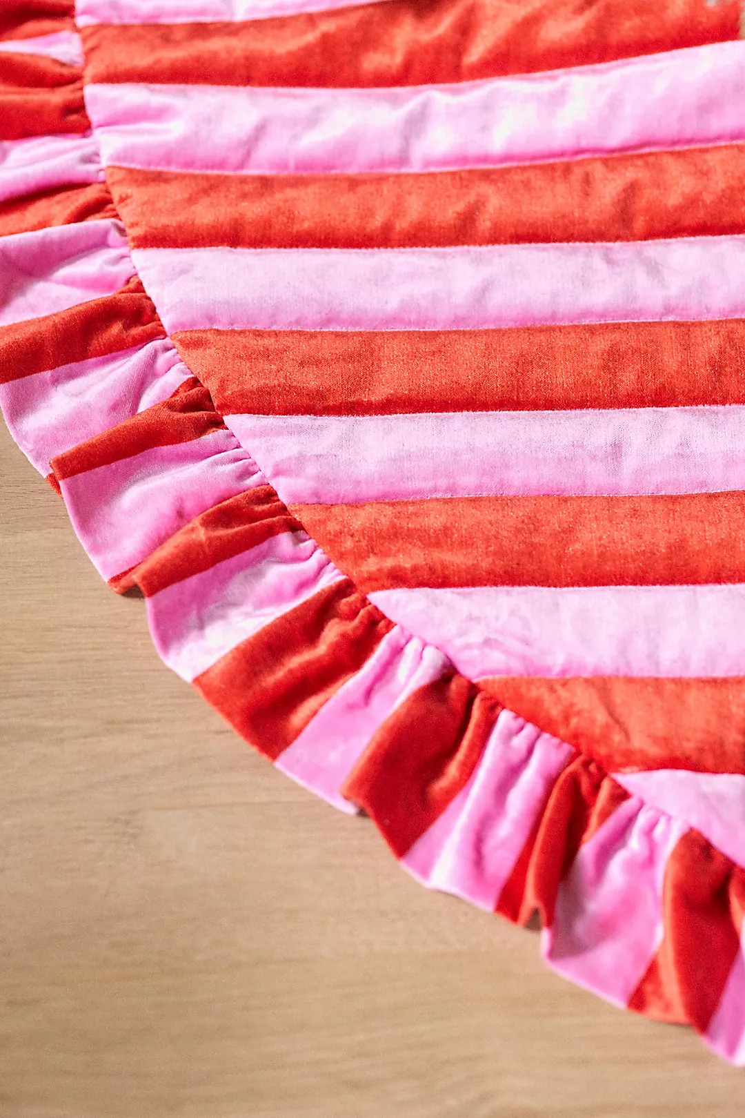 Ruffled Stripe Tree Skirt | Anthropologie (US)