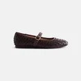 Scenario Women's Woven Mary Jane Flats | Walmart (US)