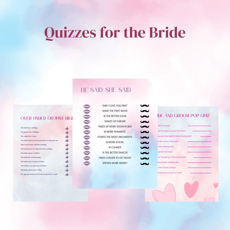 She Found Her Lover Bachelorette Party or Bridal Shower 16 Game and Activity Bundle for | Instant... | Etsy (US)