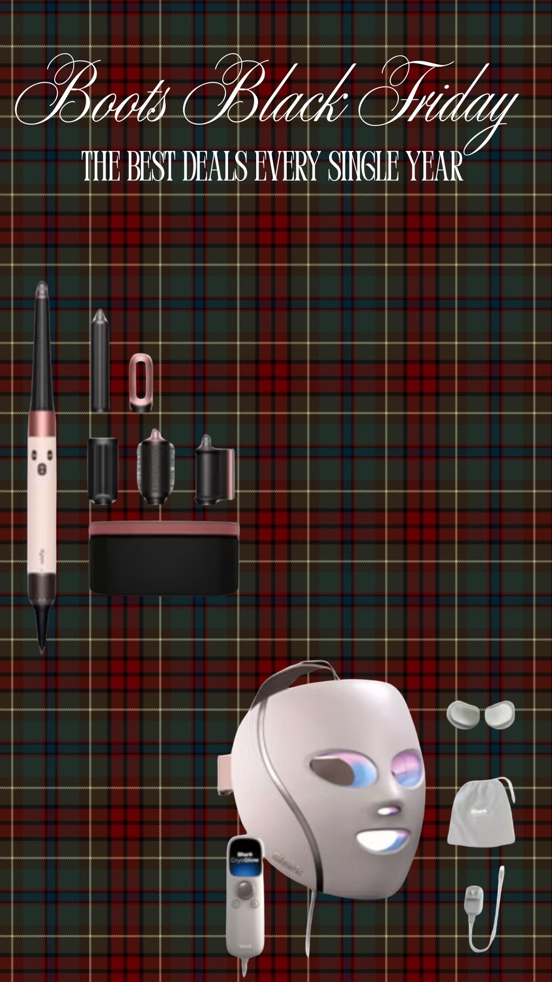 Boots UK - Black Friday. Dyson Airwrap up to £150 off, code DYSONFNDD for free next day delivery. Shark CyroGlow LED mask, save £35.99 and use code SHARKFNDD for free next day delivery 🫶🏼

#LTKuk