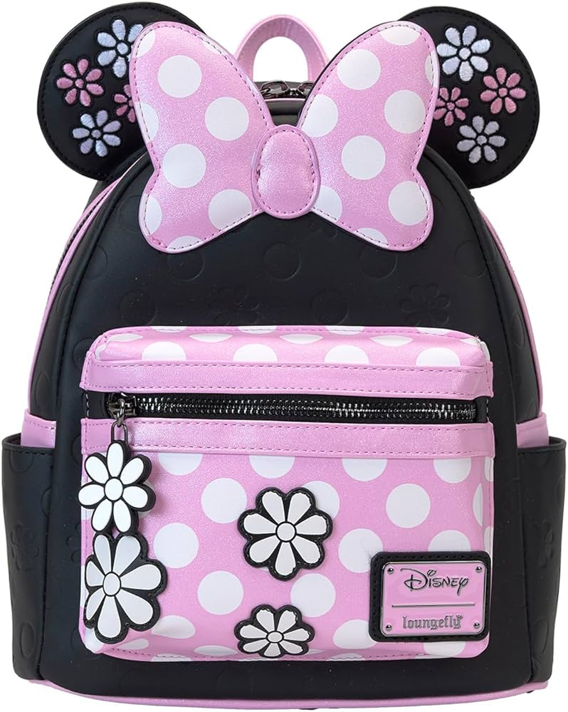 Loungefly Disney Minnie Floral Rock The Dots Mini Backpack | Amazon (US)