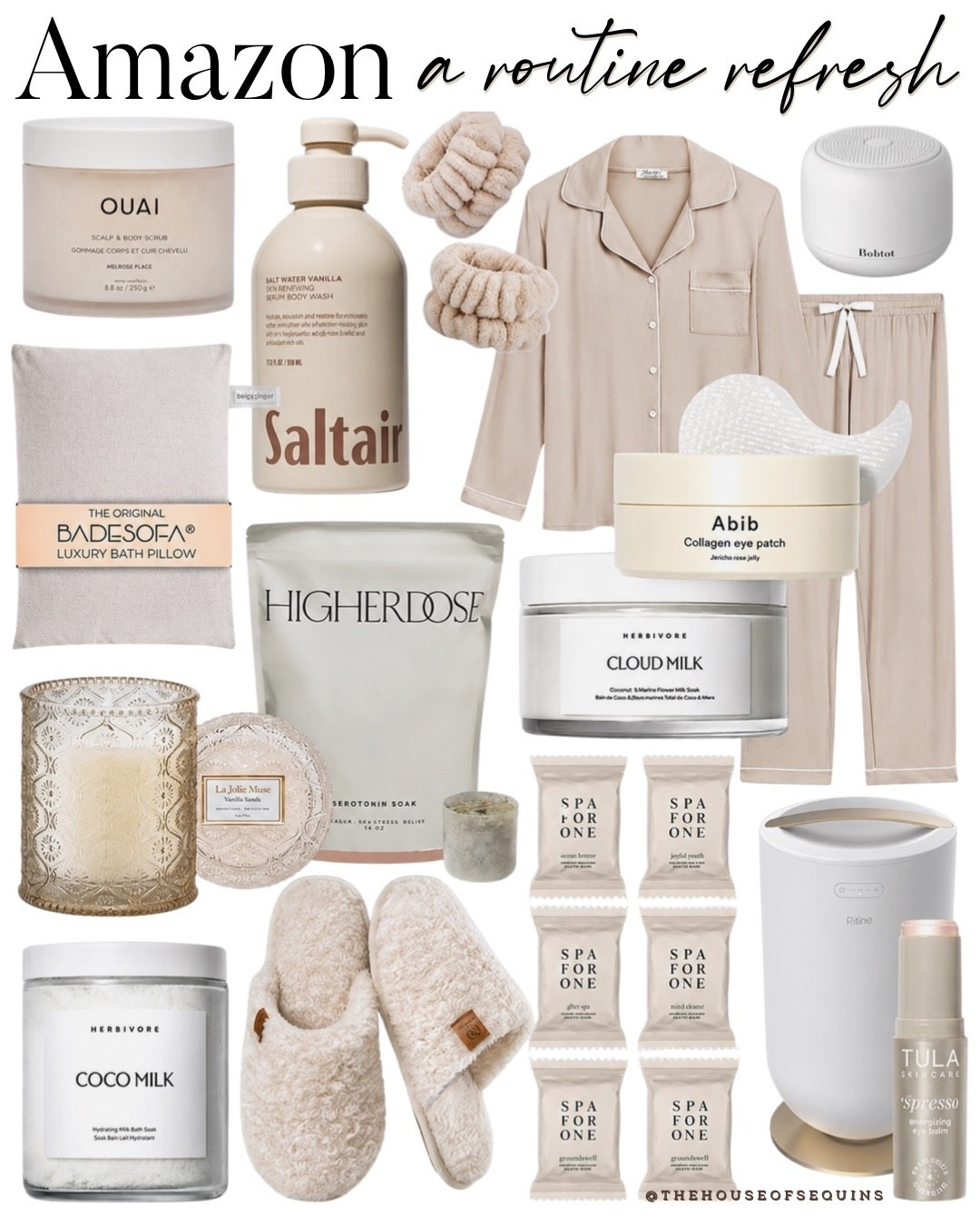 Shop Amazon home self care day! Back to routine at home spa day essentials, aesthetic bath and beauty favorites, Valentine gifts for her, Galentine basket finds! 

#LTKmorningroutine #LTKselfcare

Comment SHOP below to receive a DM with the link to this post on my LTK ⬇ https://liketk.it/5OLLH

#LTKbeauty