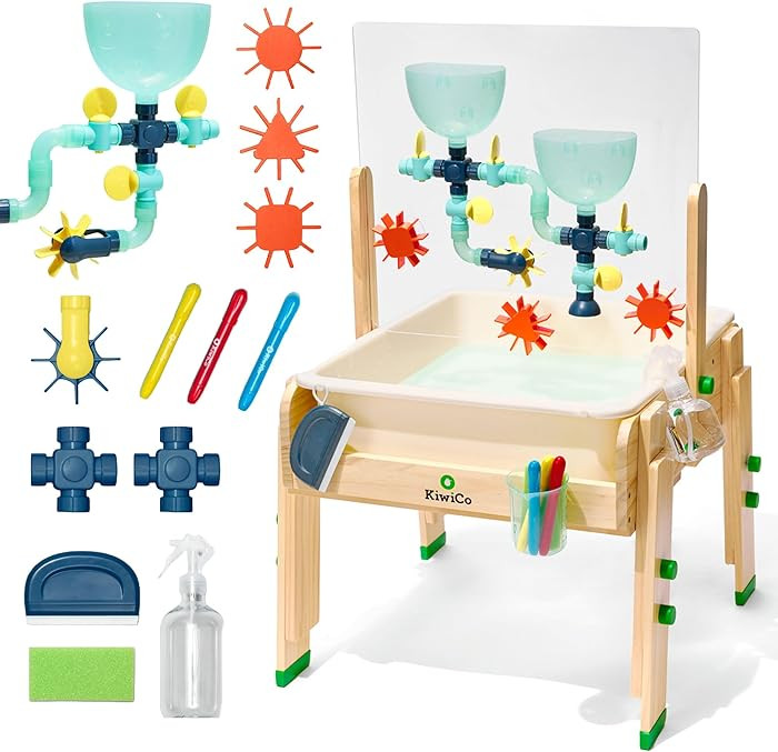 KiwiCo Water and Sand Sensory Table - 26 Accessory Pieces for Toddlers Gifts for Ages 3+ | Amazon (US)