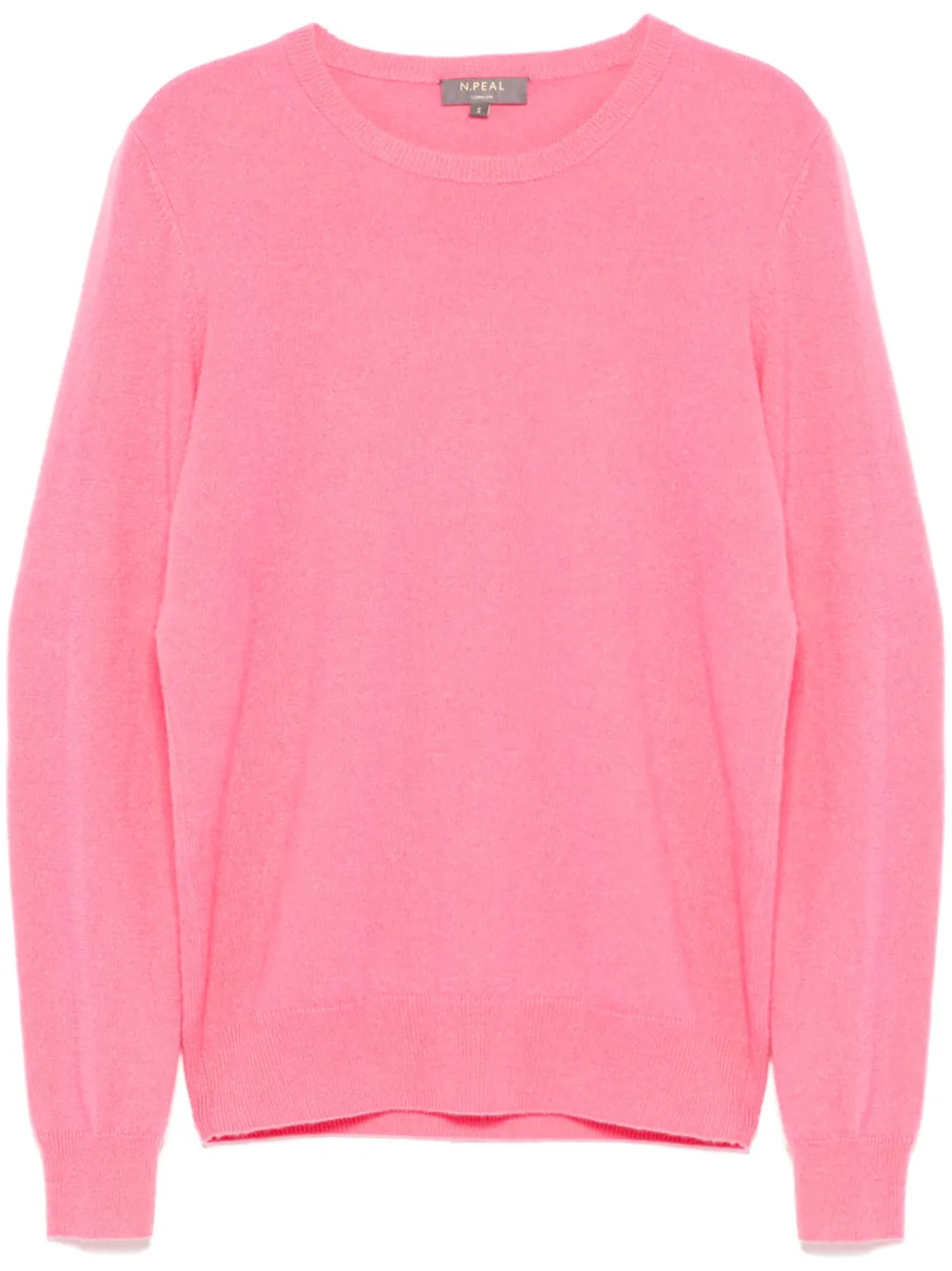 N.Peal Evie Classic Round Neck Jumper | Pink | FARFETCH | Farfetch Global