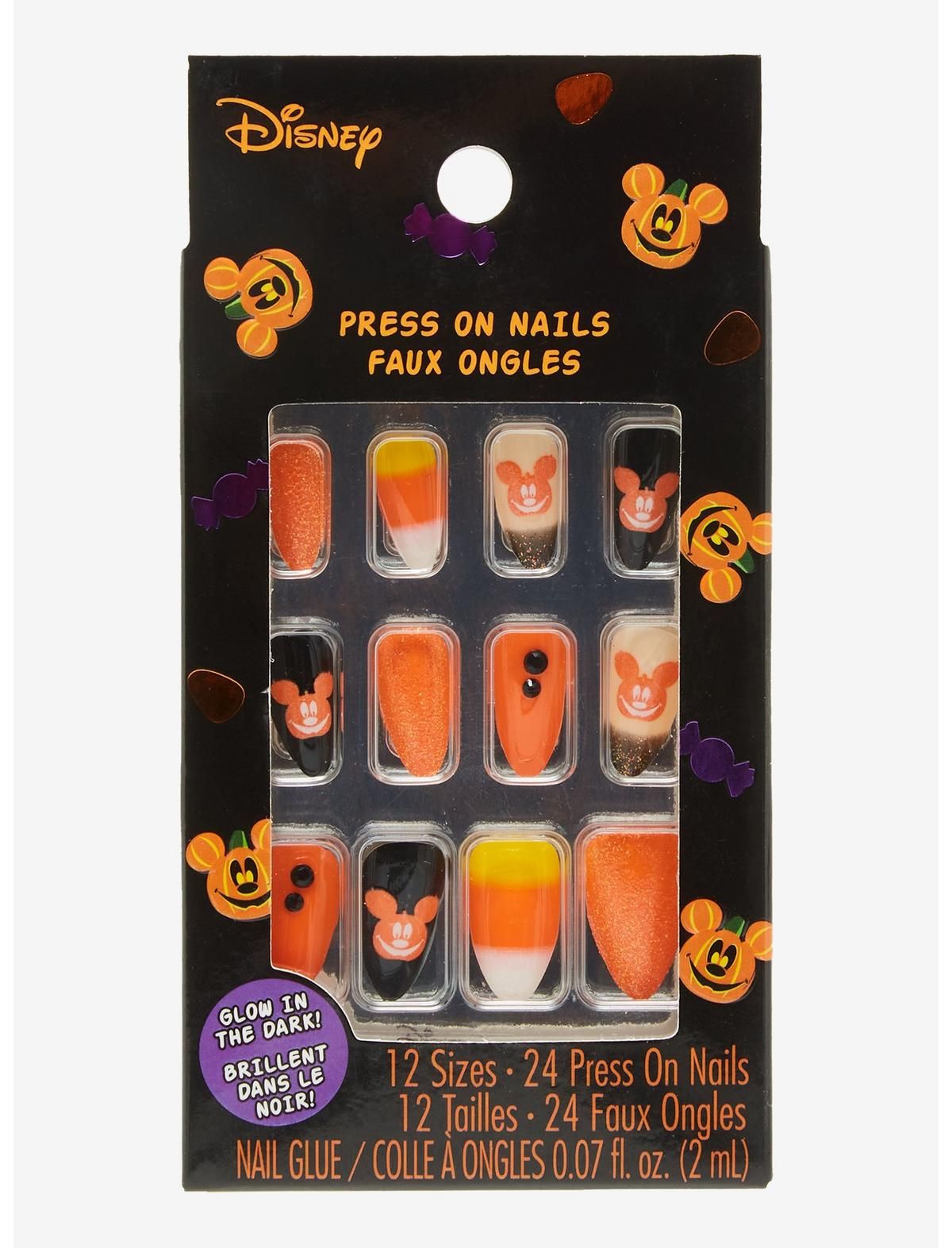 Disney Halloween Glow-In-The-Dark Faux Nails | Hot Topic | Hot Topic