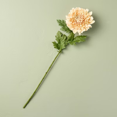 25" Faux Chrysanthemum Flower Stem - Hearth & Hand™ with Magnolia | Target