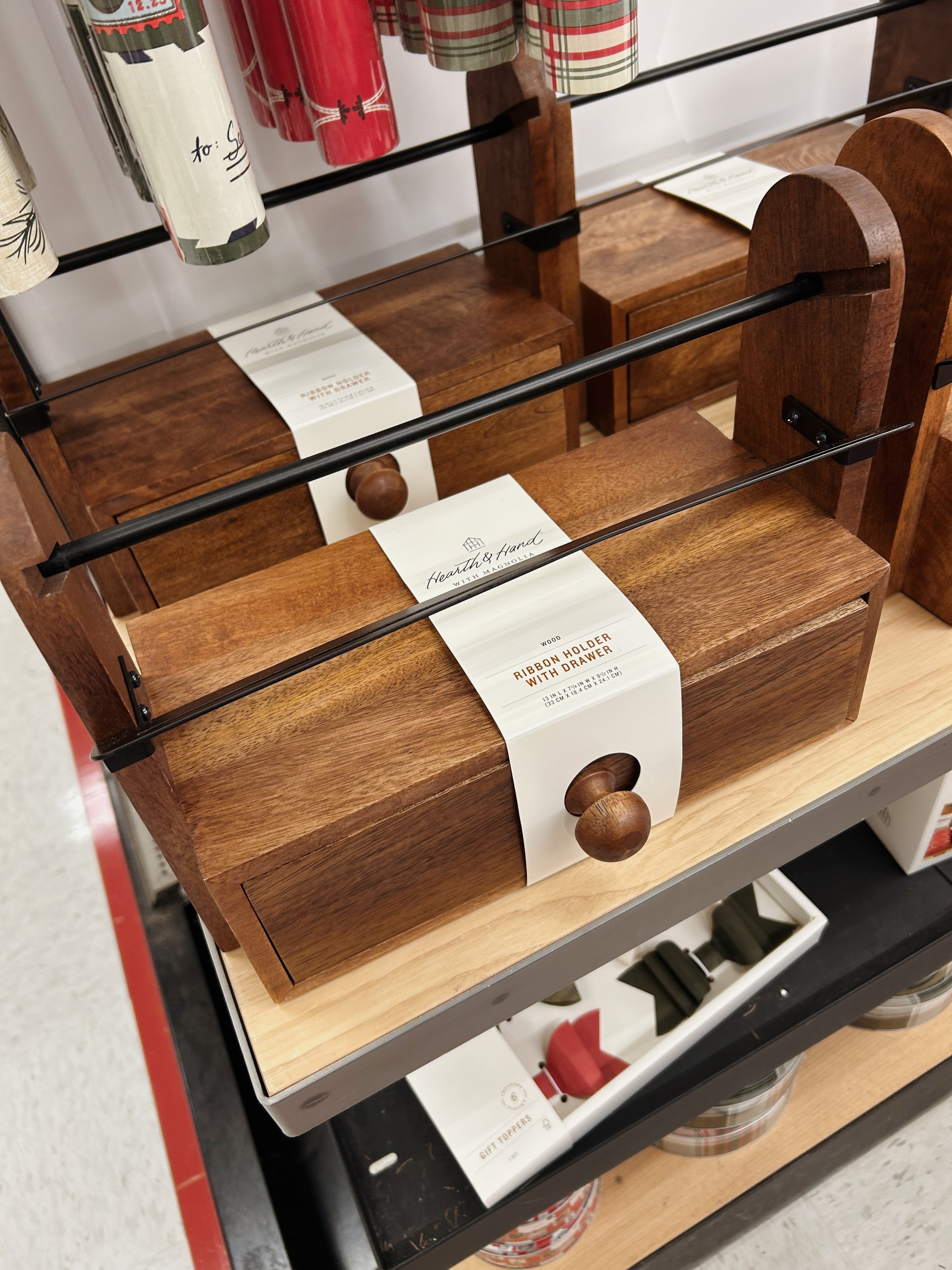 Is it just me or do you get stressed out when it comes to wrapping presents? This ribbon organizer would be a lifesaver  

#LTKSeasonal #LTKHome #LTKHoliday