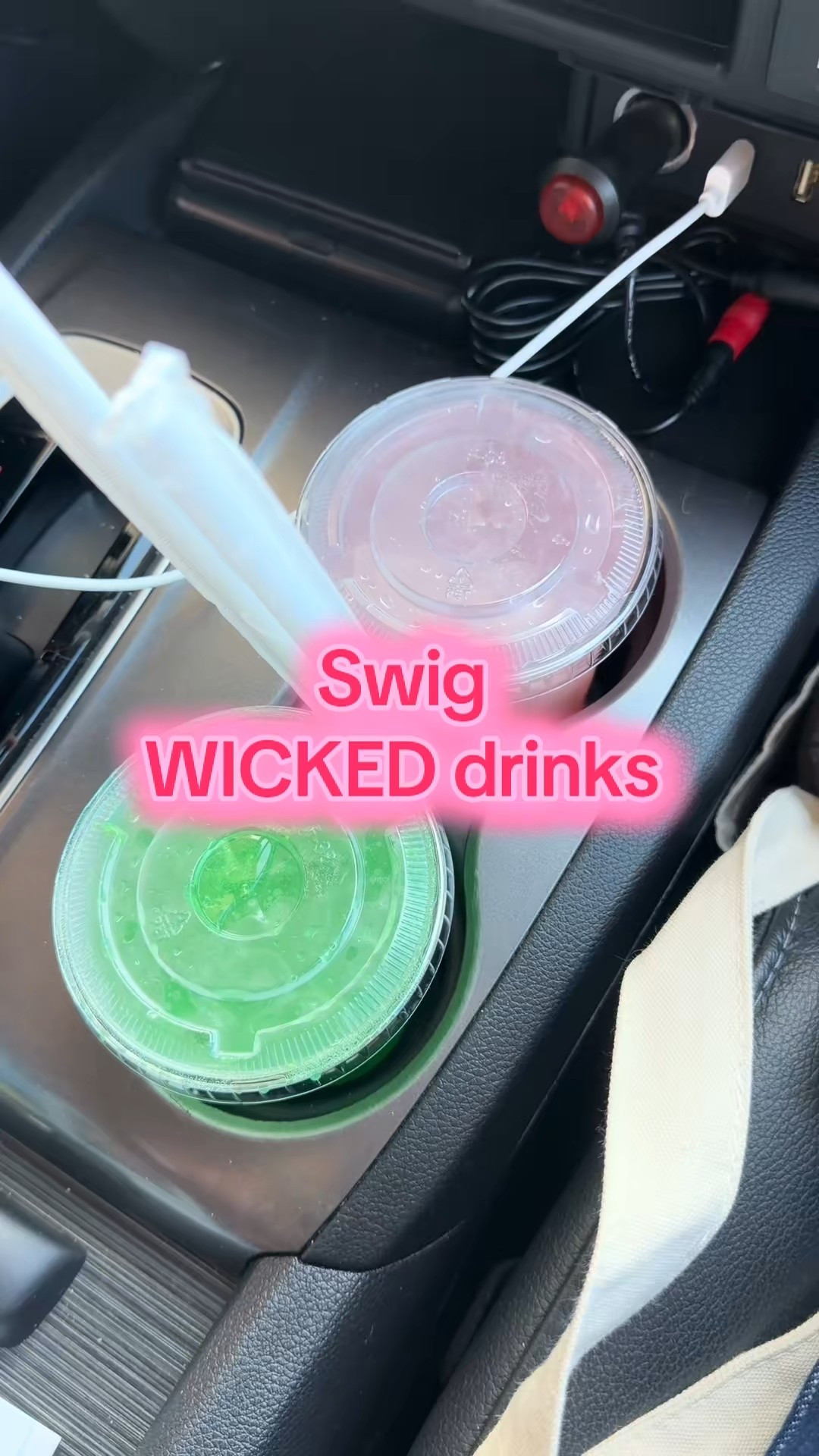 The #Wicked drinks at Swig were only available for 2 days! My bestie and I got both to share and try. Not my usually order at Swig, but fun to try! 

#LTKMidsize #LTKfoodie #LTKvlog