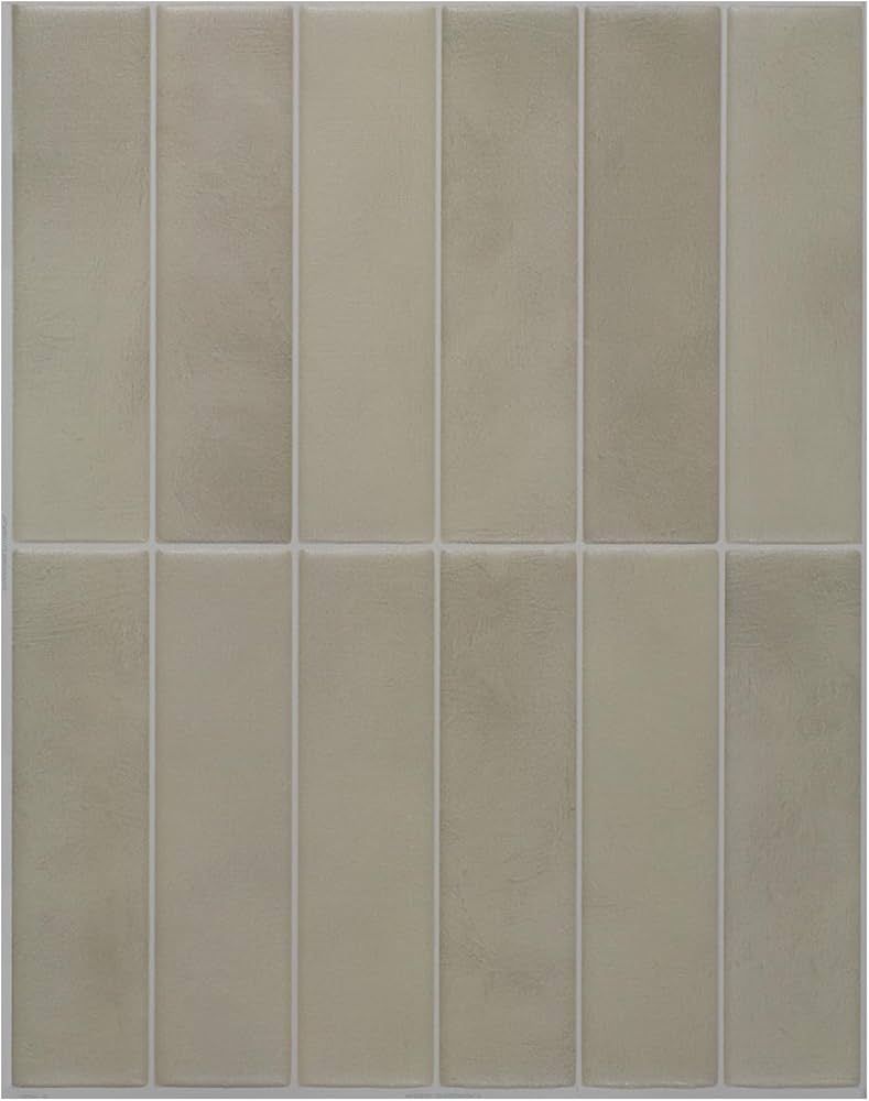 SMART TILES Peel and Stick Backsplash - 5 Sheets of 11.87" x 9" - 3D Adhesive Peel and Stick Tile... | Amazon (US)