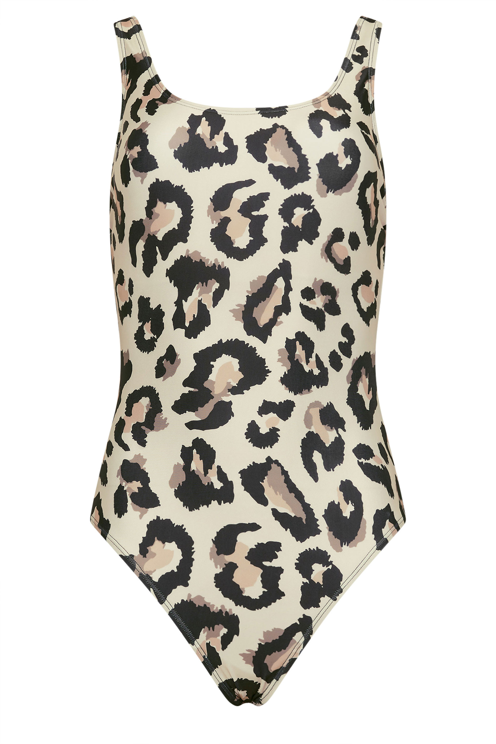 LTS Tall Brown Leopard Print Swimsuit | Long Tall Sally
