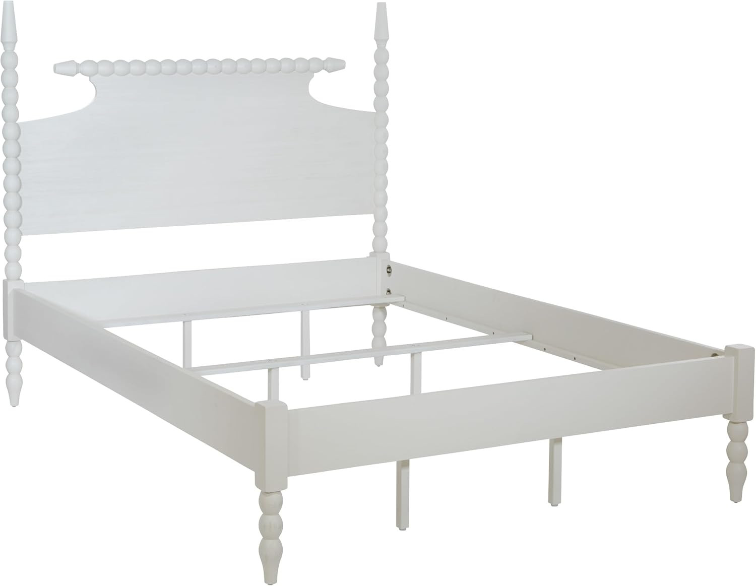 OSP Home Furnishings Spindle Design Cottage Style Bed Frame with Headboard, Footboard, Side Panel... | Amazon (US)