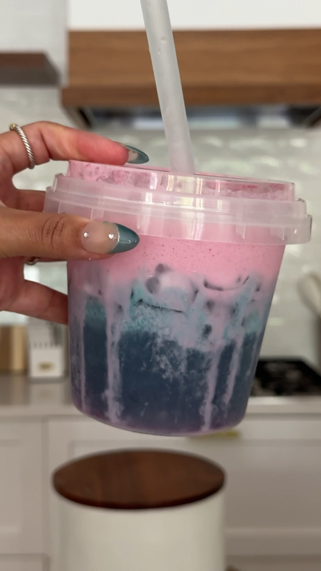 Cotton candy dirty soda🥤 