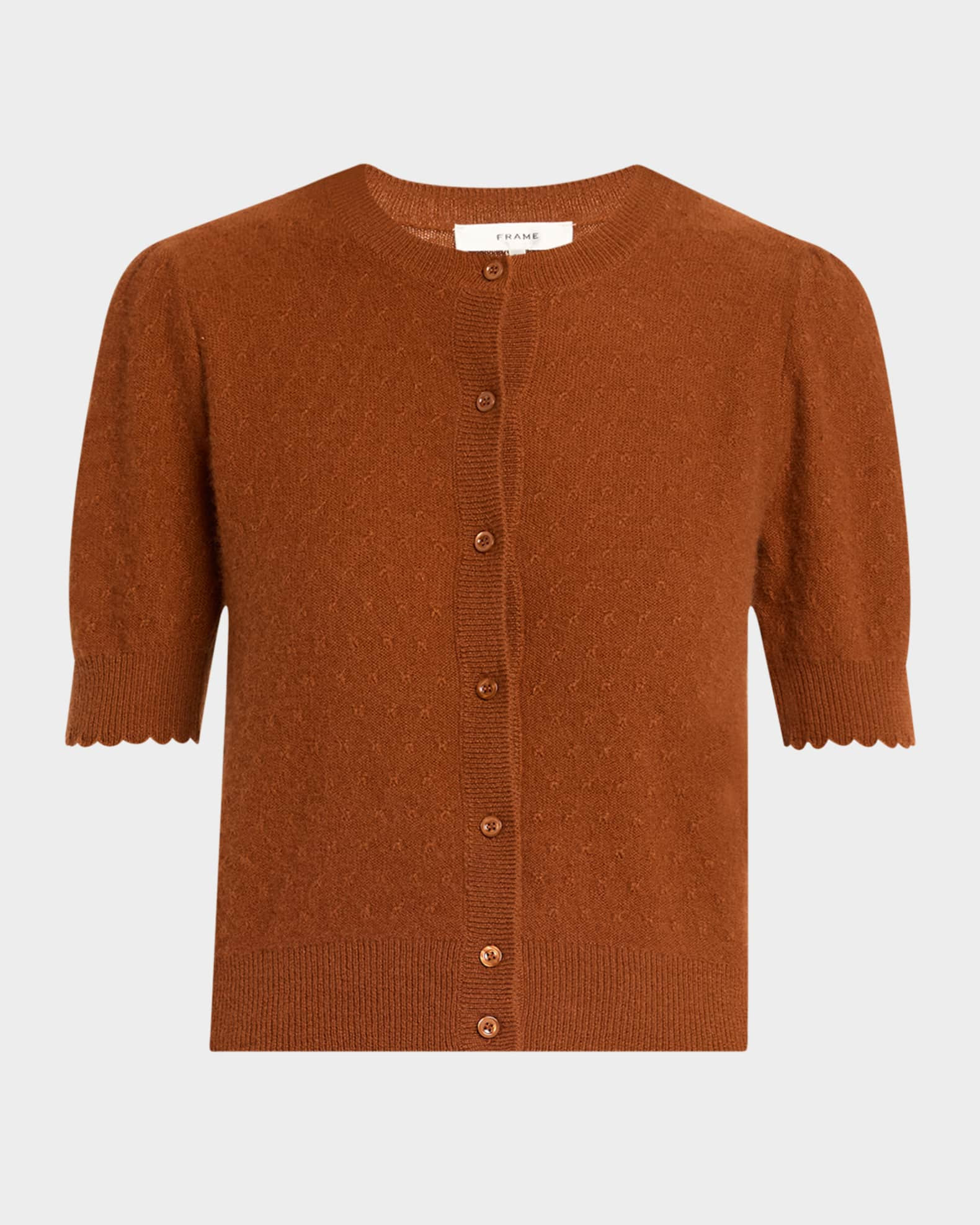 The Cashmere Pointelle Cardigan | Neiman Marcus