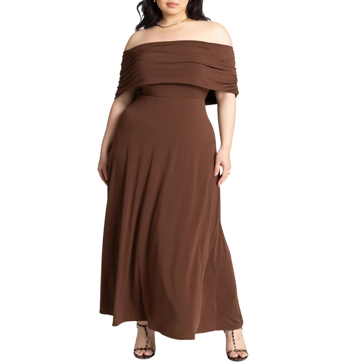 ELOQUII Off The Shoulder Maxi Dress | Target