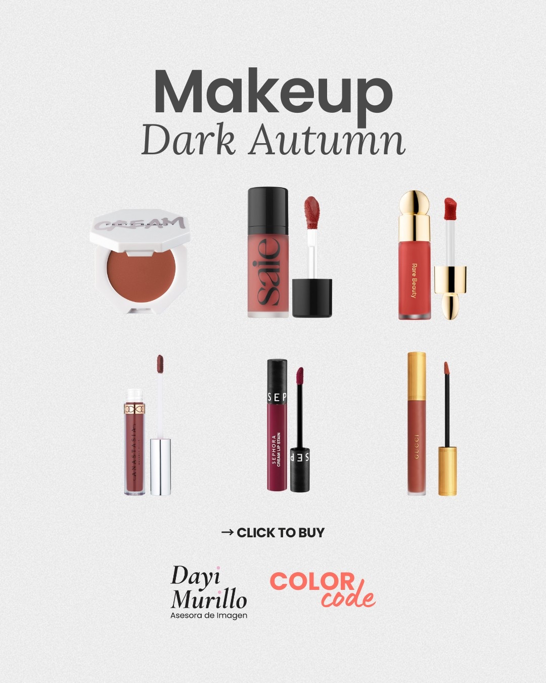 Dark Autumn Makeup color 

#LTKBeauty #LTKStyleTip #LTKSeasonal