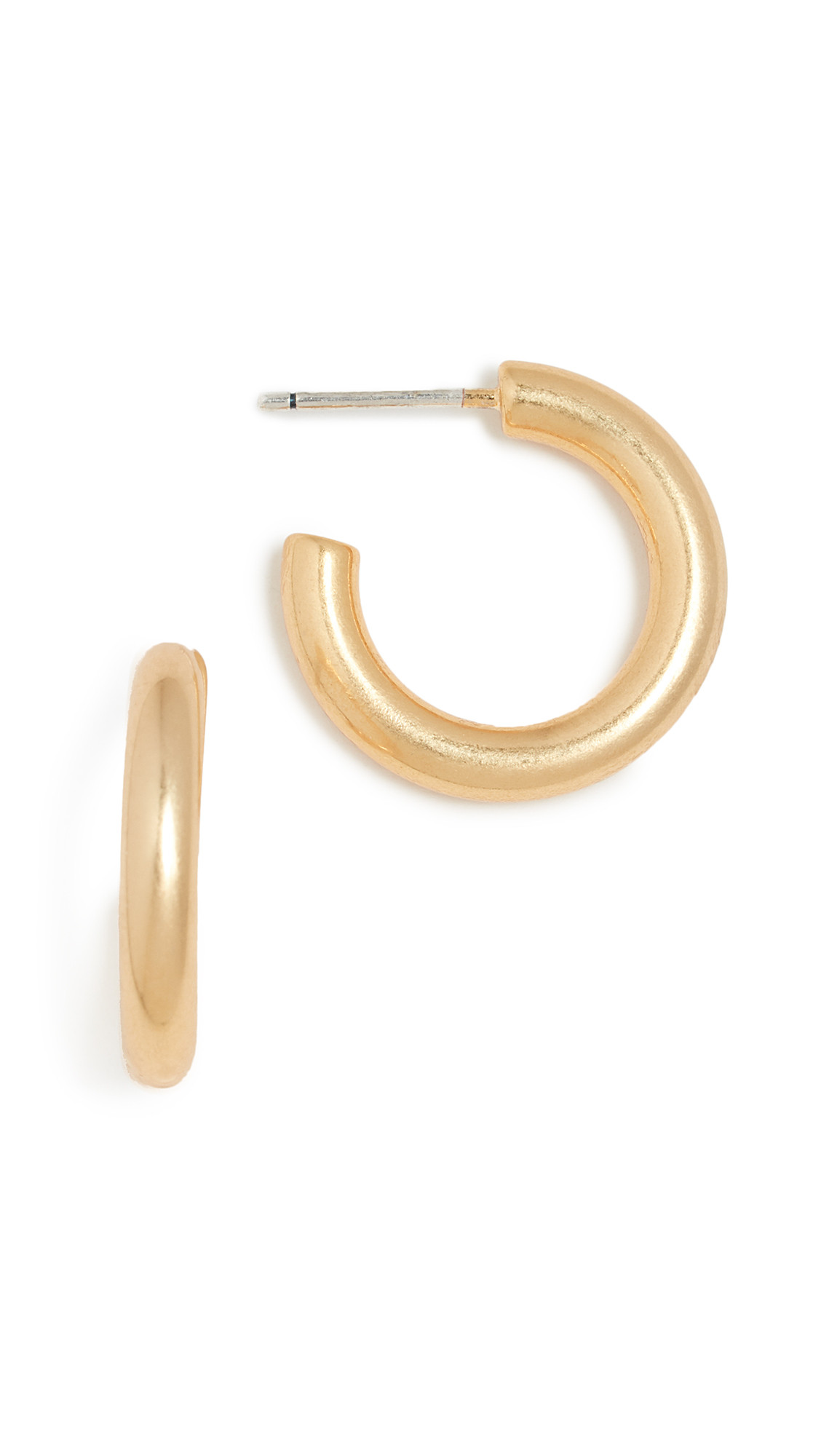 Madewell Chunky Small Hoop Earrings | Shopbop