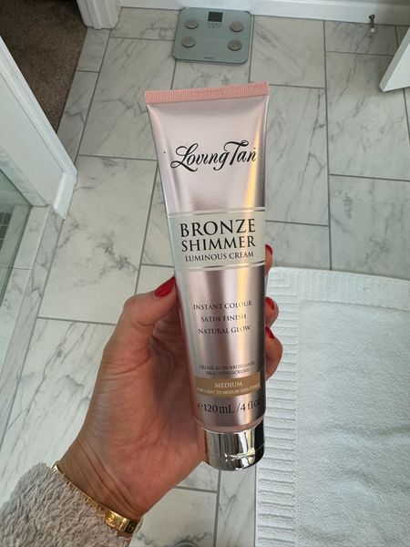 This bronze shimmer gives the most beautiful glow! I always use it for vacation or events. It gives your skin a little color and glow (sort of like makeup for the skin!) then washes off at night  

#LTKbeauty
