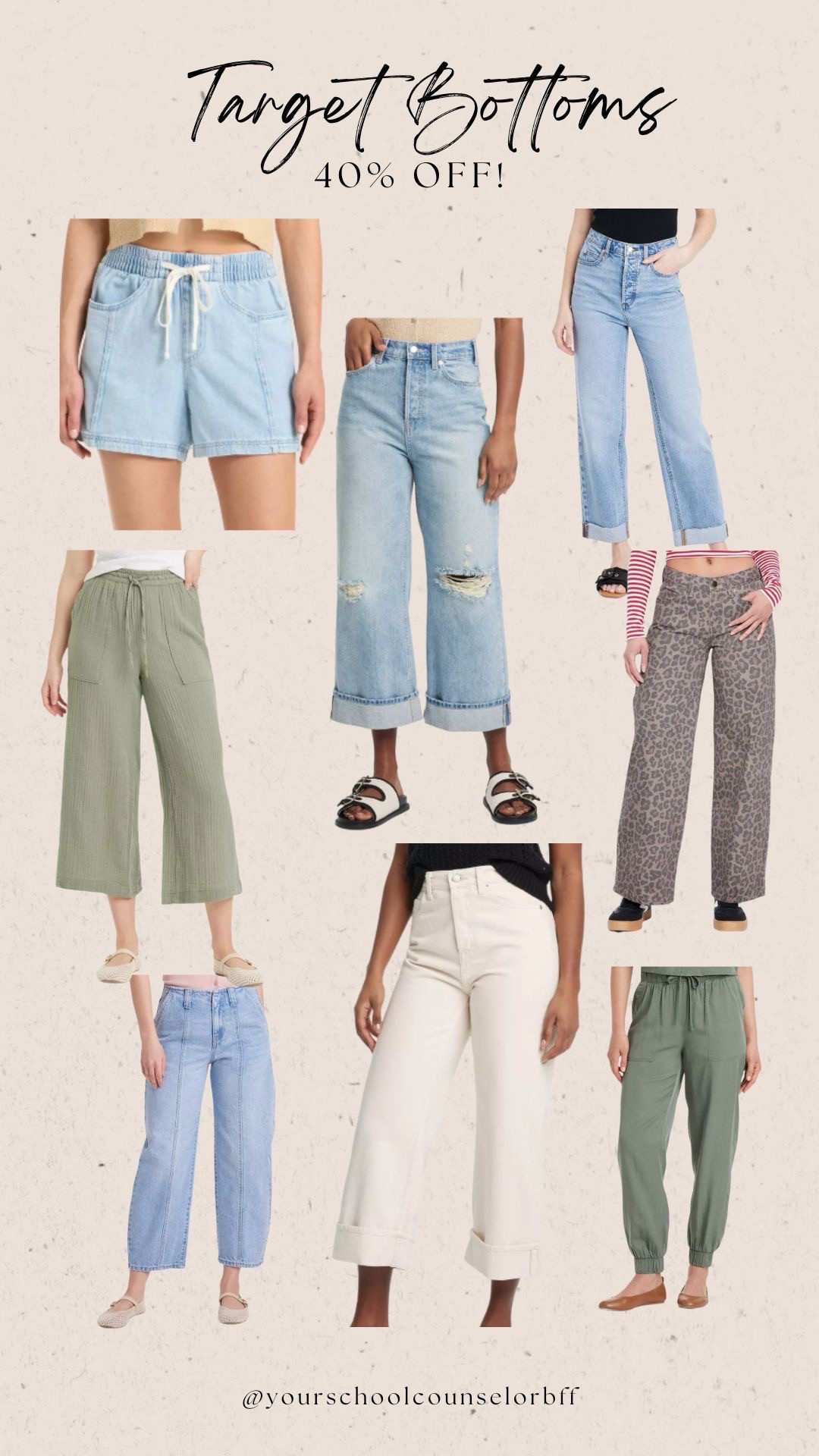 40% off bottoms at target this week!!! 

#LTKFindsUnder50 #LTKPetite #LTKSaleAlert