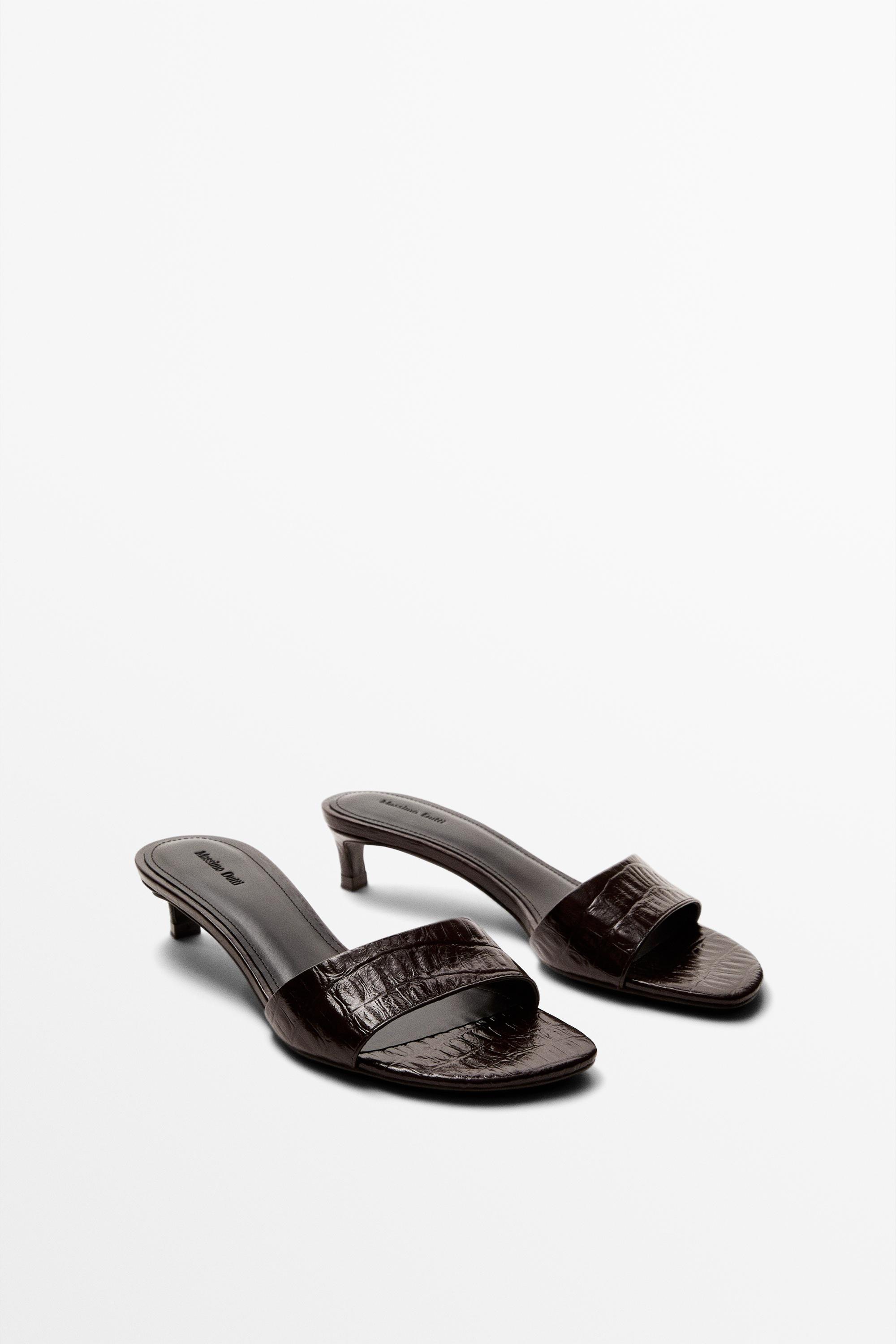 NEW VIEW LOOK
High-heel sandals in embossed leather

 £99.95  Colour:  Brown  Add to basket | Massimo Dutti UK